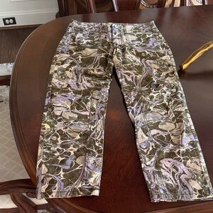 Pilcro Multicolor Camouflage Pants